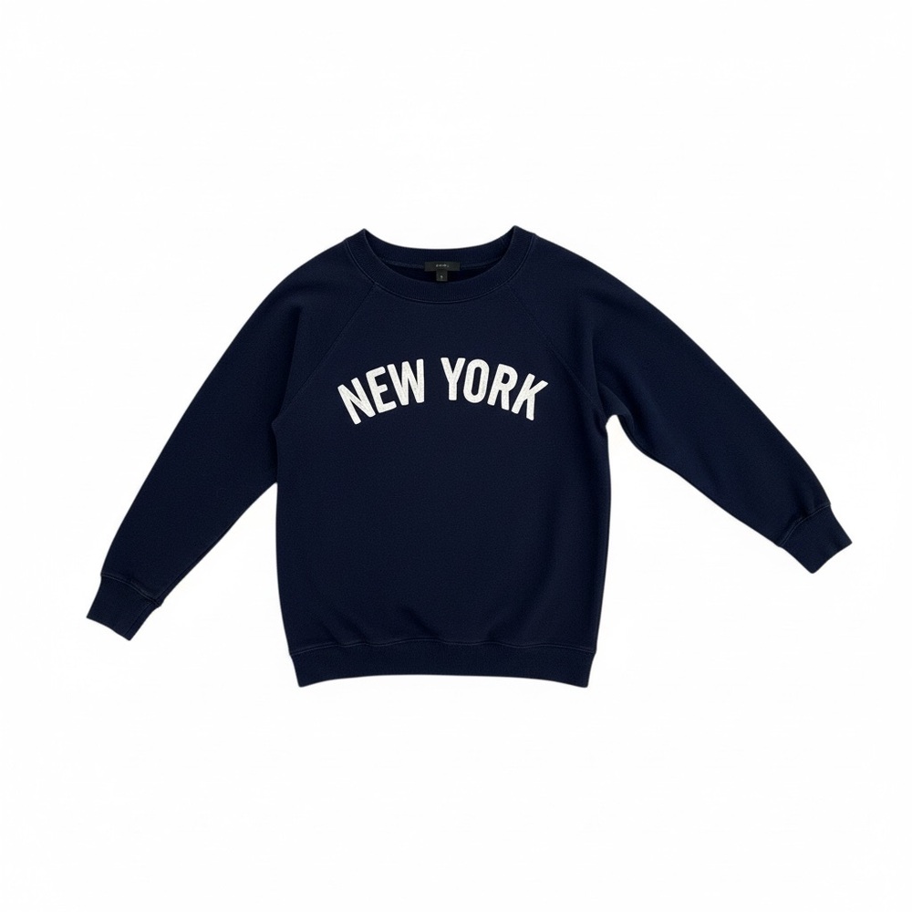 EUC J. Crew navy sweatshirt; small